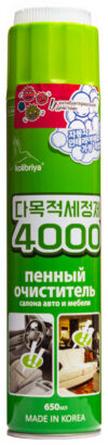 Очиститель Профитом 4000 Пенный очиститель для салона авто и мебели  650мл 1/12