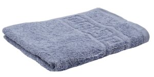 Полотенце 40*70 махровое с греческим бордюром в инд упак Туркмения (430 г/м2) Т-Синий English M. ООО