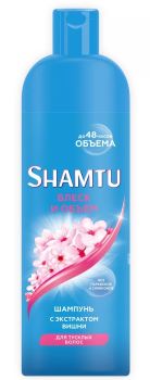 Шампунь SHAMTU (Шамту) БЛЕСК И ОБЪЁМ с экстратом вишни 500мл