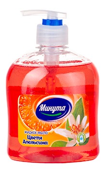 Мыло жидкое МИНУТА Цветы Апельсина 500мл с дозатором