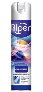 Освежитель ALPEN Антитабак 300мл