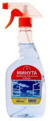 Средство  для мытья стёкол (с нашатырным спиртом) МИНУТА 500мл, с триггером