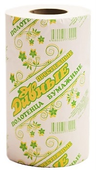 Полотенца бумажные Дивные БЕЛЫЕ, двухслойн., 25м, 1/15