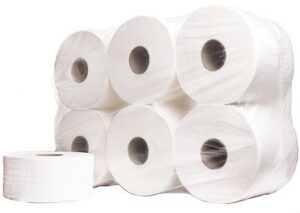 Бумага туалетная 2-х слойная midi белый 180м