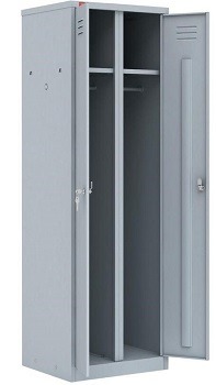 Шкаф двухсекционный для одежды ШРМ-АК 1860х600х500