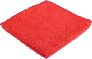 Салфетка из микрофибры 30*30, красная (220г/м2)