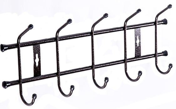 Вешалка настенная металлическая 5 крючков