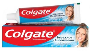 Зубная паста Colgate 100 мл Бережное отбеливание 1/12
