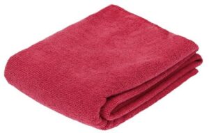Салфетка из микрофибры (тряпка для пола) 80*100, красная (225г/м2)