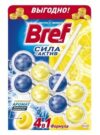 Bref (Бреф) Сила-Актив Лимонная свежесть, блок гигиенический для унитаза 2* 50г