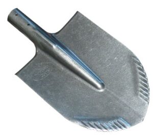 Лопата штыковая с зубцами из рельсовой стали, без черенка