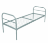 Кровать одноярусная 80*190, серая, сварная сетка 5*10 см