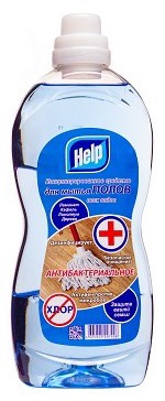 Средство для мытья полов Help (Хелп) с АНТИБАКТЕРИАЛЬНЫМ ЭФФЕКТОМ, КОНЦЕНТРАТ  1л