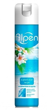 Освежитель ALPEN Карибское море 300мл