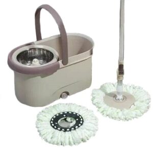 Ведро с отжимом + швабра с круглой насадкой микрофибра