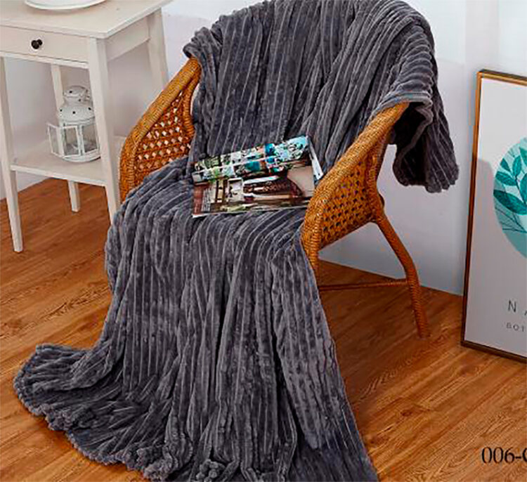 Плед велсофт Cleo ORRIZONTE евро (200*220 см), арт.200/006-OT