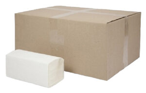 "Стандарт" полотенца бумажные однослойные V сложения  200л