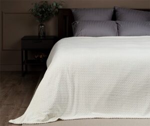 Плед Texrepublic Змейка 150*200 цвет молочный