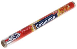 Фольга алюминиевая пищевая 44см*10м, 14мкм