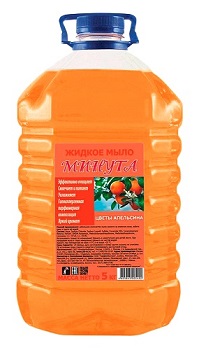 Мыло жидкое 5 л МИНУТА Цветы апельсина ПЭТ