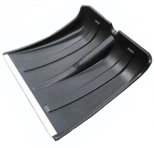 Лопата снеговая пласт с оц. накл. №10 Зима 380*380 d=32 б/черенка