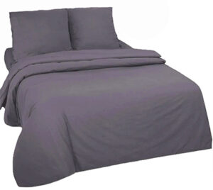 КПБ 1,5 сп поплин Иван да Марья  (нав 70*70-2шт,прост 150*215) рис. Графит ОТ ООО