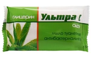 Мыло туалетное антибактериальное Стандарт Ультра С 100г