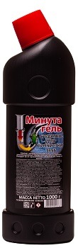 Средство для прочистки труб Минута 1л, гель