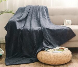 Плед ROYAL PLUSH Евро 200*220см зигзаг графит