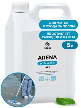 GRASS ARENA PROFESSIONAL Средство с полирующим эффектом для пола КОНЦЕНТРАТ канистра 5л