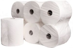 "Комфорт" полотенца бумажные  рулонные 2-х слойные 150 м