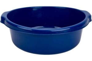 Таз пластиковый круглый с ручками 10л, цвет синий