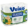 Бумага туалетная на вт VEIRO Классик 2сл 1/24рул 17,5м 1/3