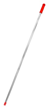 GRASS Рукоятка алюминиевая 1,3м, d-22мм, красная с резьбой (подходит флаундерам 0761)ВЫВОД
