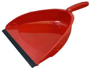 Совок с резинкой Премиум красный 1/25