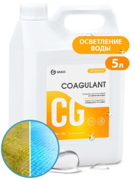 Средство для коагуляции  воды бассейнов Grass CRYSPOOL Coagulant 5л, канистра