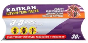Гель-паста от тараканов 30гр (шприц) Капкан-Штурм Аванти 1/50
