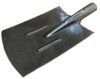 Лопата подборная прямоугольная с рёбрами жёсткости рельсовая сталь  без черенка
