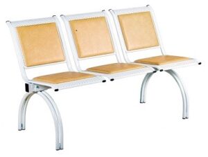 Секция стульев ВЕГА, разборная, 3-х местная, на круглых опорах  4.32.10