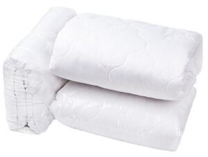 Чехол для подушки 50*70,стеган.микрофибра, белый, молния