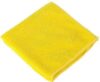 Салфетка из микрофибры 30*30 жёлтая 320г/м2