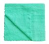 Салфетка из микрофибры 30*30 220г/м2 зеленая ПЛЮШ