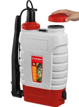 Опрыскиватель 12л, GRINDA КS-12, переносной, с широкой горловиной и устойчивым днищем