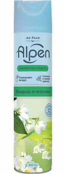 ALPEN Освежитель 300мл Ландыш и жасмин 1/12