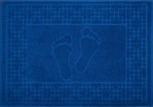 Полотенце махровое СИНЕЕ(коврик для ног)  50*70 ПЦ-103-01797 цв.18-4045 пл.650г/м2   от ООО