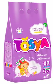 Порошок стиральный Детский TOSYA 3кг, п/э