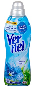 Vernel (Вернель) Свежий бриз кондиционер для белья, концентрат  910мл