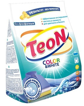 Стиральный порошок TeoN Color&White 350г, п/э