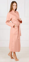 Халат вафельный женский цв.нежно-персиковый р.46-48 выписывать от ИП