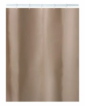 Штора для ванной комнаты Delphinium 180*200 бежевая